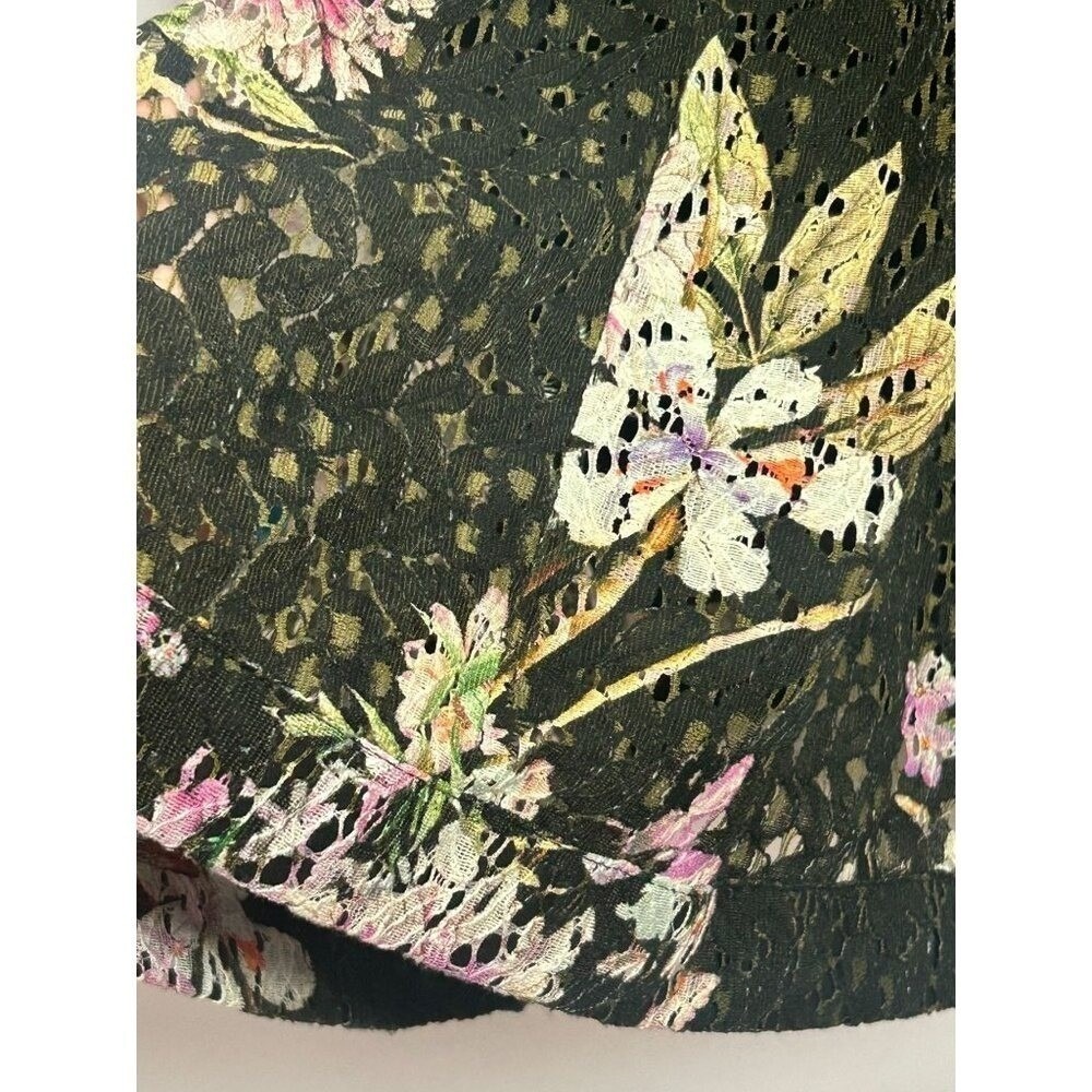 Eri + Ali Anthropologie Nevaeh Floral Lace Fit & Flare Dress Size 6 - Picture 10 of 11